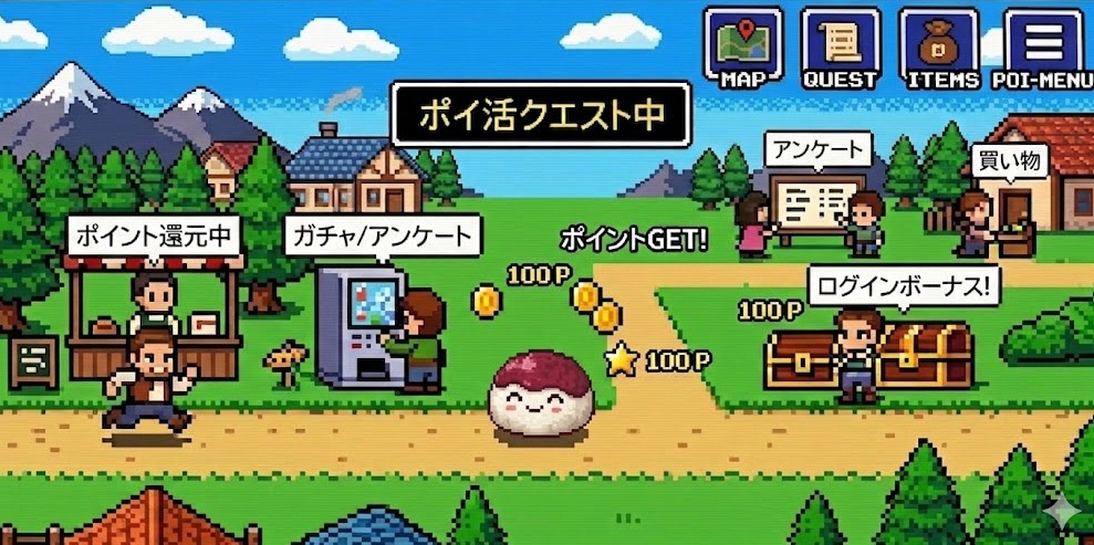 ポイ活で稼ぐ方法月1万円を目指す初心者ガイドイメージ