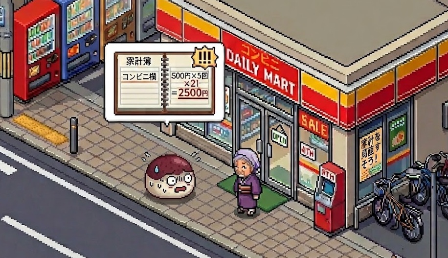 お金持ちは絶対にコンビニに行かない習慣の差が資産の差になるイメージ